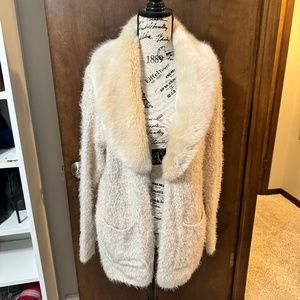 Fur Cardigan